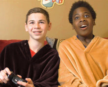 THROWBEE Blanket-Poncho - CHOCOLATE