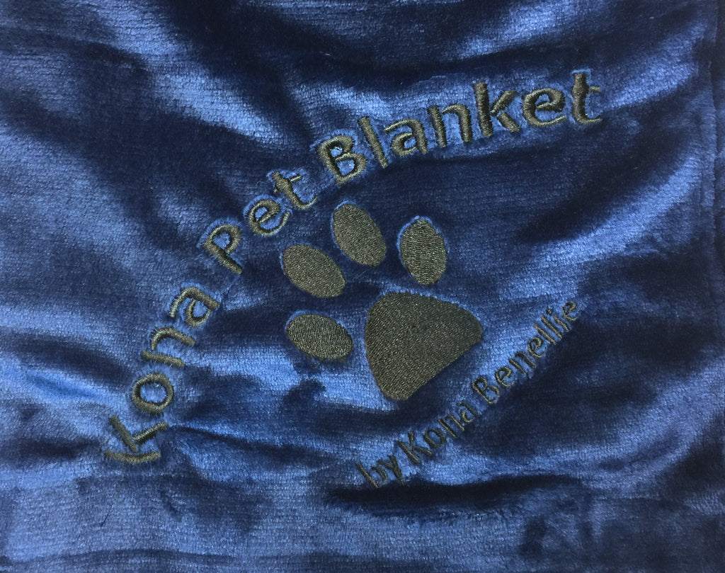 Kona Pet Blanket by Kona Benellie BLUE