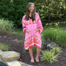 THROWBEE Towel-Poncho - Pink