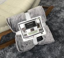 LUXURY COLLECTION THROWBEE Blanket-Poncho - REVERSIBLE Faux Fur