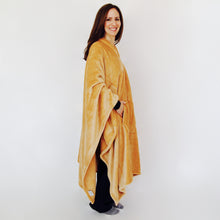 THROWBEE Blanket-Poncho - BEIGE