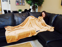 THROWBEE Blanket-Poncho - BEIGE
