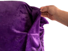 NEW throwbee PILLOWCASE 2.0 WITH SIDE POCKETS, yes SIDE POCKETS! - PURPLE