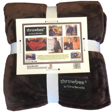 THROWBEE Blanket-Poncho - CHOCOLATE