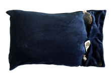 NEW throwbee PILLOWCASE 2.0 WITH SIDE POCKETS, yes SIDE POCKETS! - BLUE