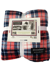 THROWBEE Blanket-Poncho - UPSTATE PLAID